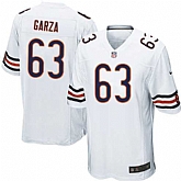 Nike Men & Women & Youth Bears #63 Garza White Team Color Game Jersey,baseball caps,new era cap wholesale,wholesale hats